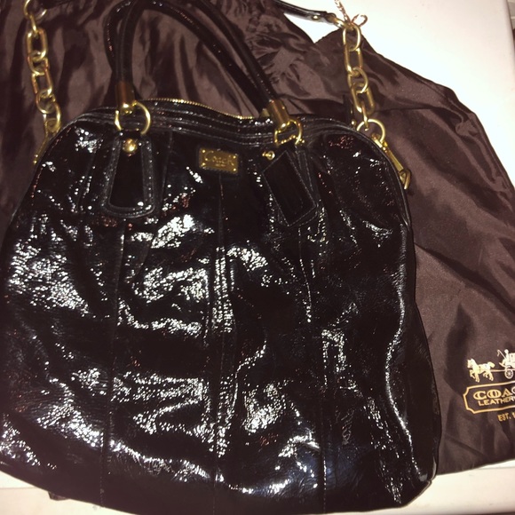 Patten leather Coach Purse - Picture 1 of 2